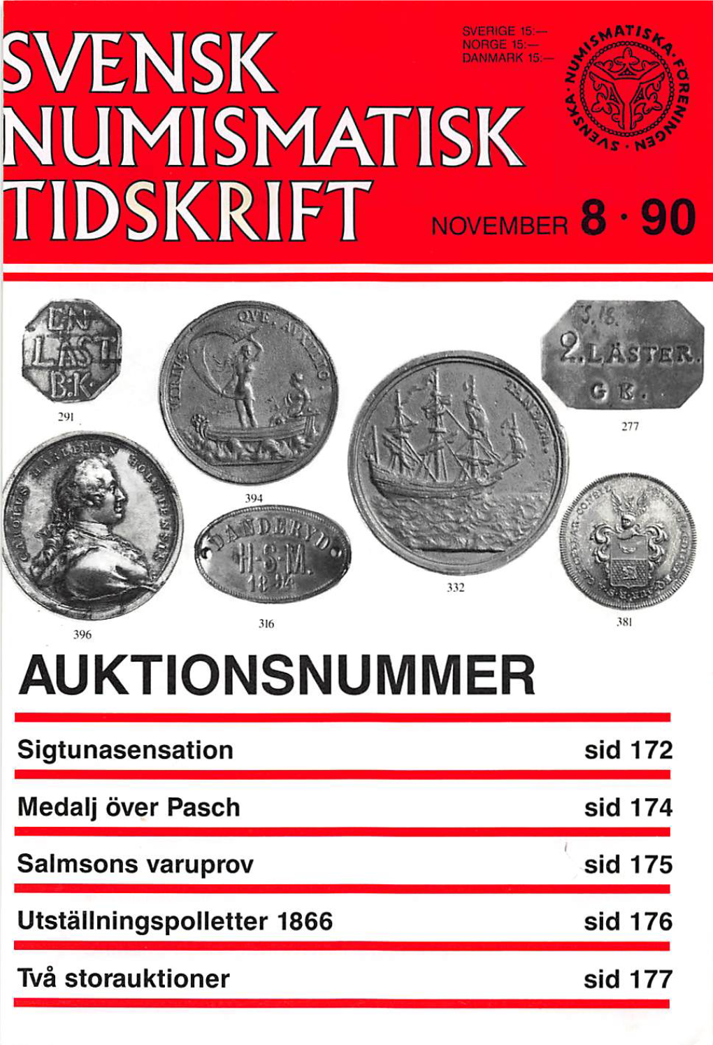 AUKTIONSNUMMER Sigtunasensation Sid 172