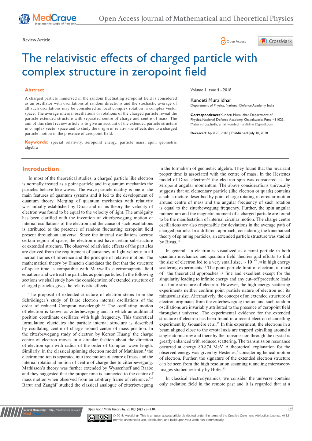 The Relativistic Effects of Charged Particle with Complex Structure in Zeropoint Field