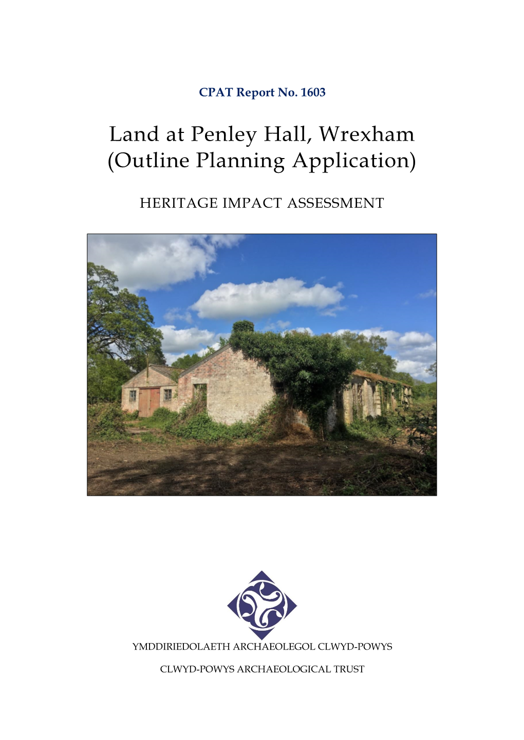 Land at Penley Hall, Wrexham (Outline Planning Application)