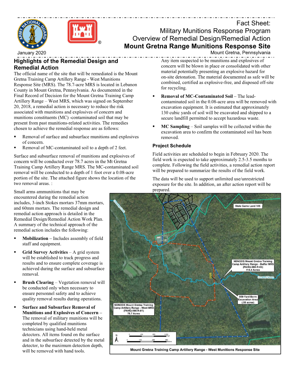 Fact Sheet: Military Munitions Response Program