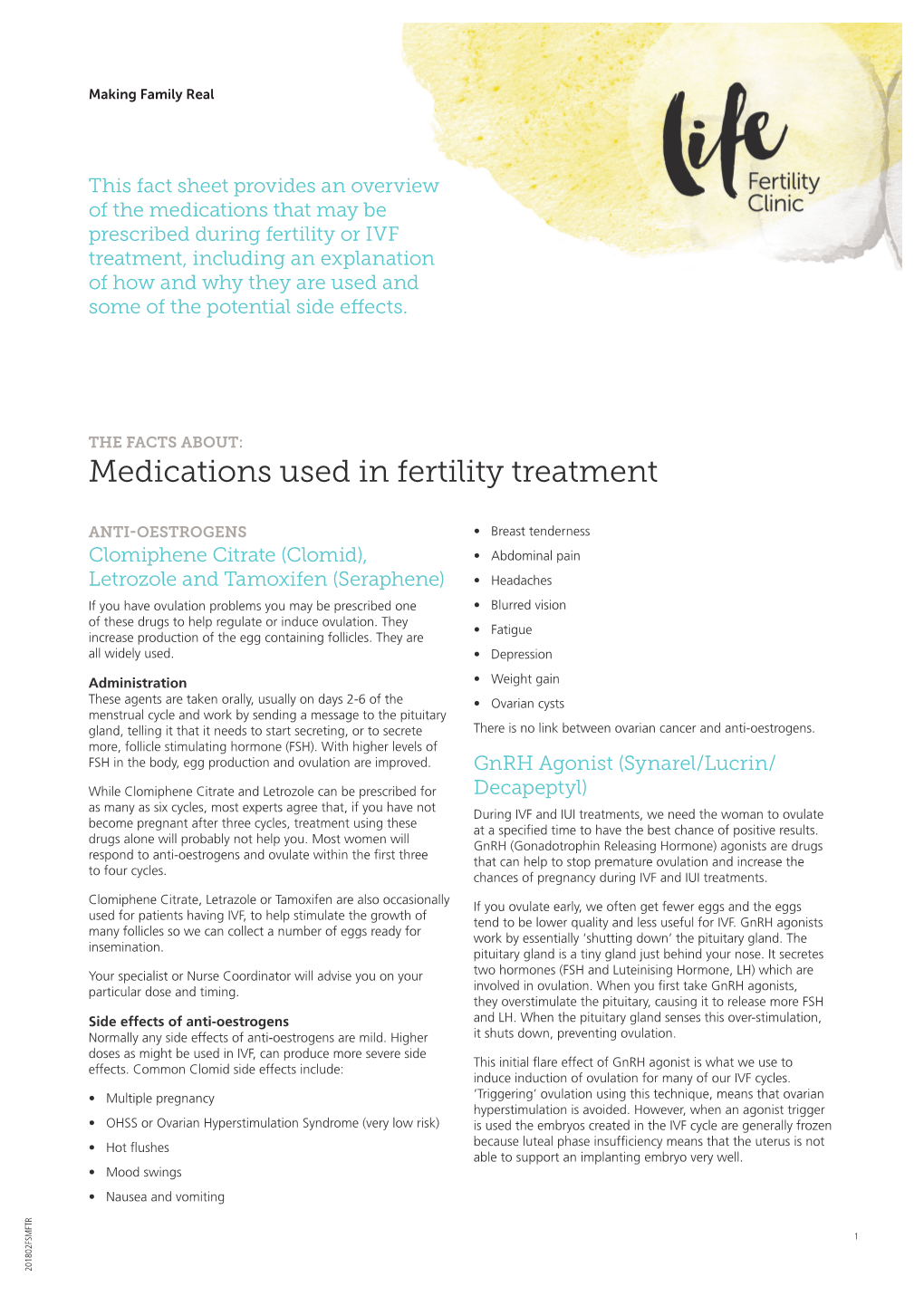 Medications Used in Fertility Treatment