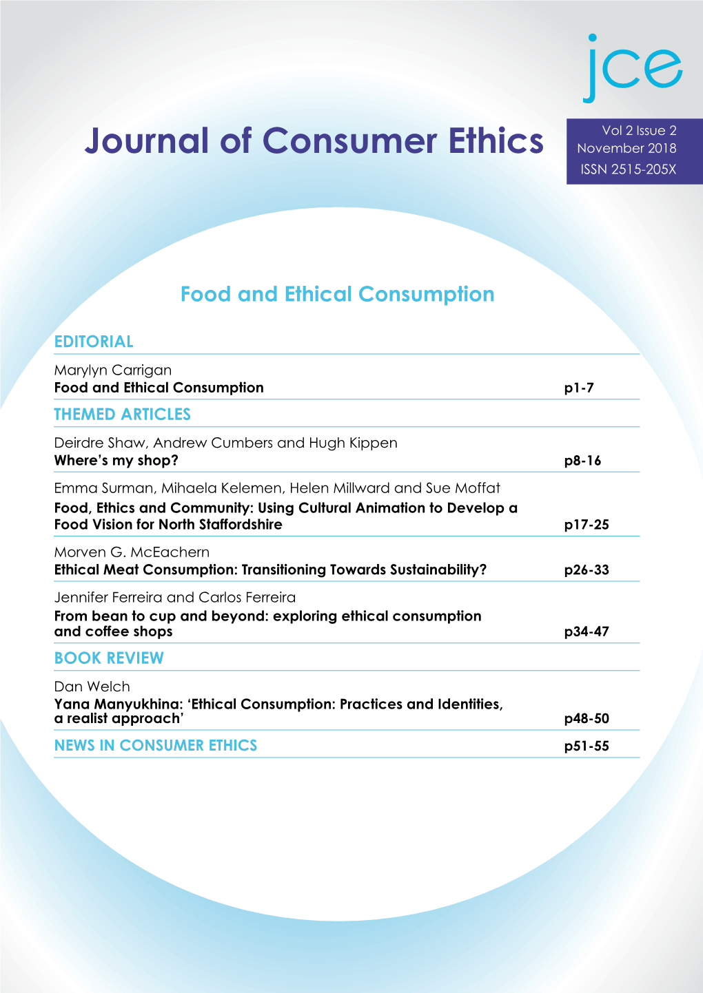 Food and Ethical Consumption