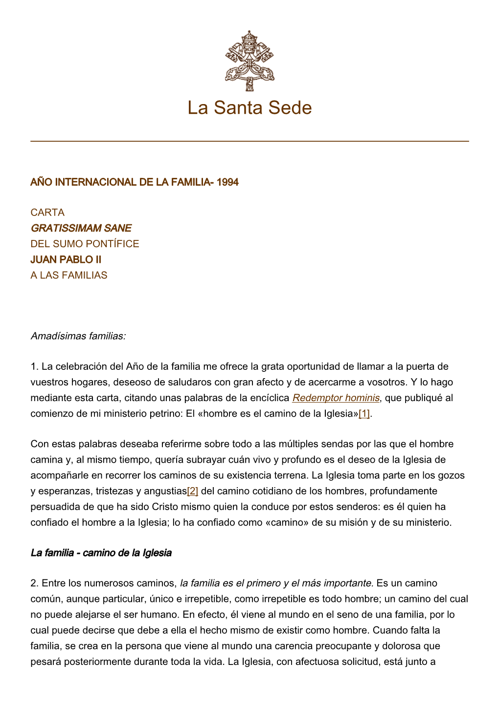 La Santa Sede