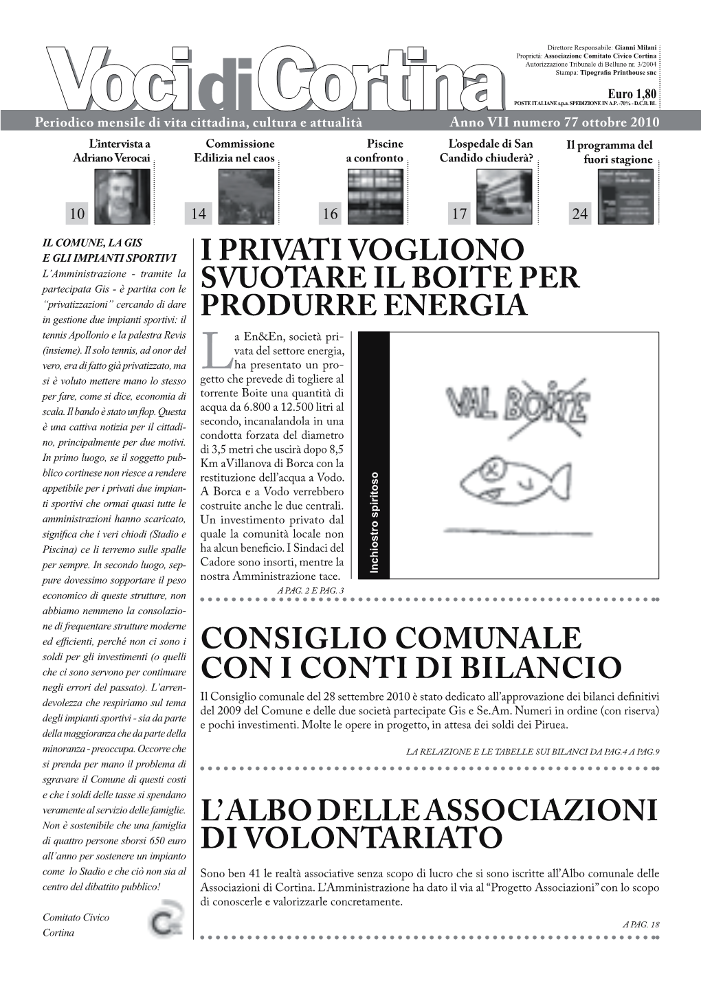 I PRIVATI VOGLIONO SVUOTARE IL BOITE PER PRODURRE ENERGIA Un Danno Ambientale Enorme Per Cortina E Per Il Cadore