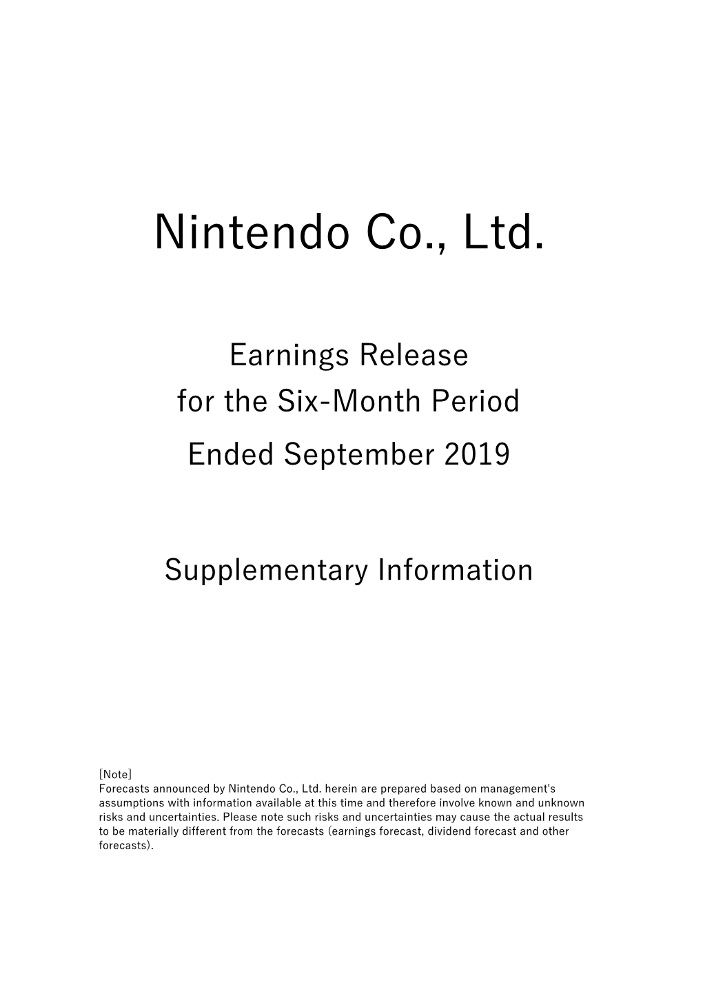 Nintendo Co., Ltd