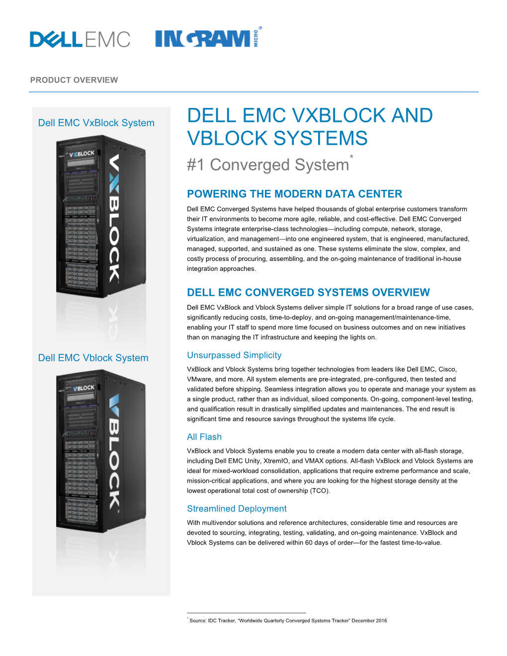 Dell EMC Vxblock and Vblock Product Overview