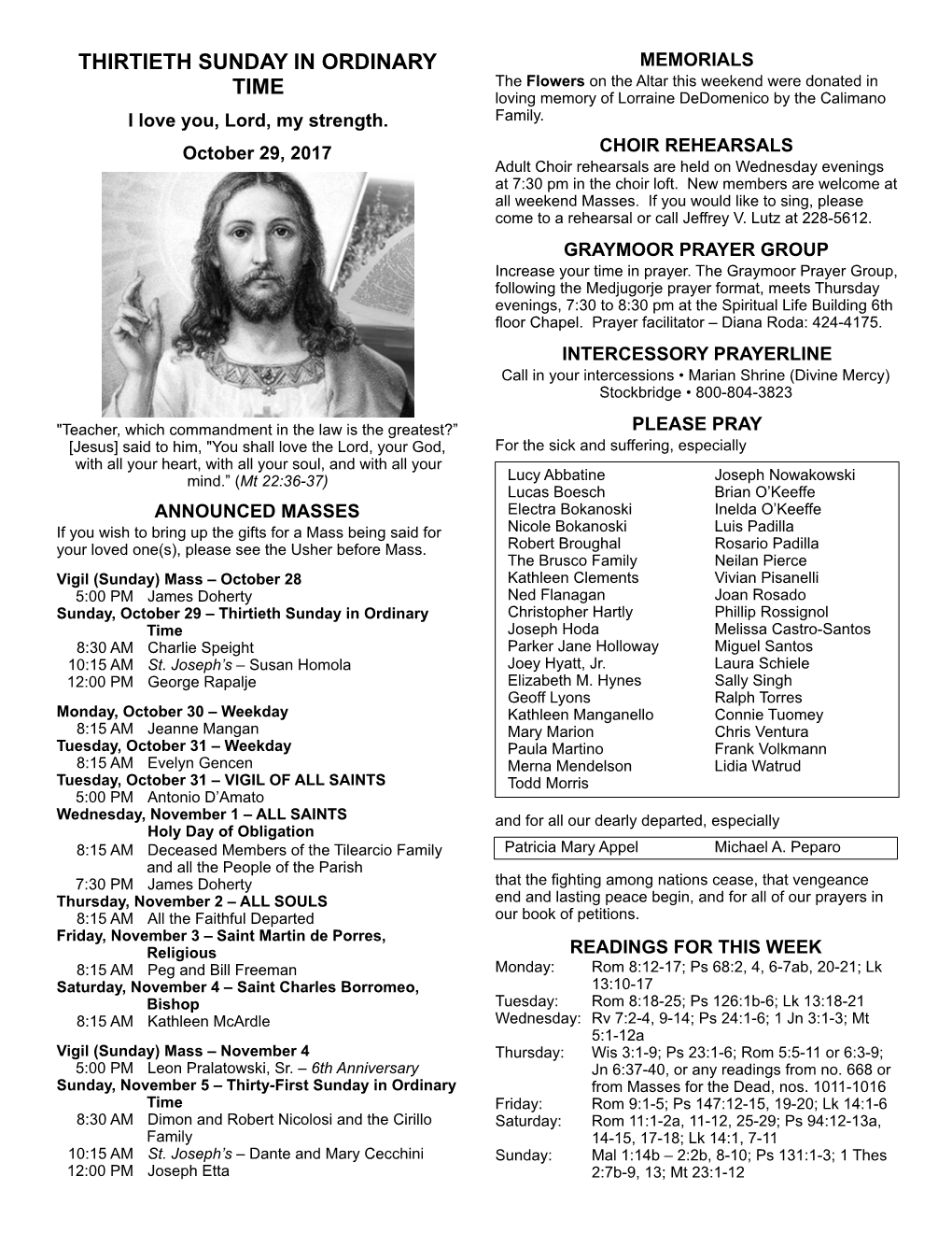 10-29 Bulletin