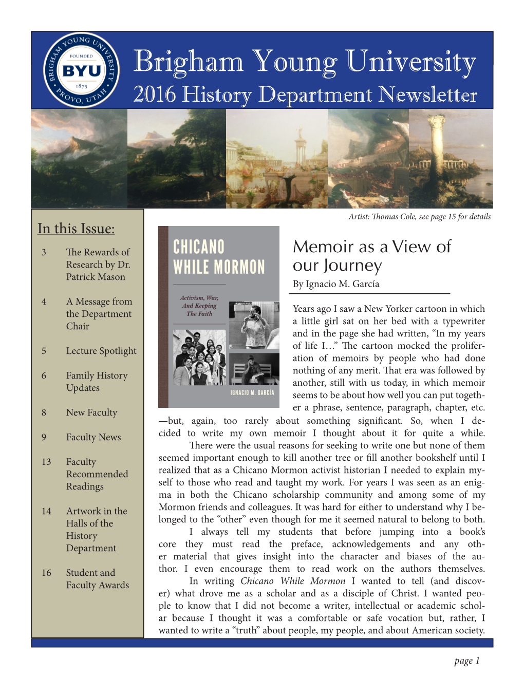 Newsletter 2016