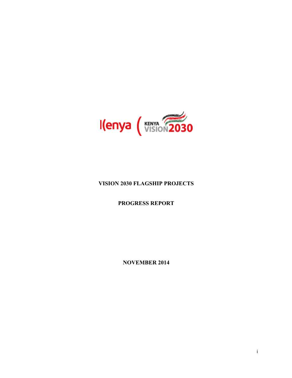 Vision 2030 Flagship Projects Progress Report November