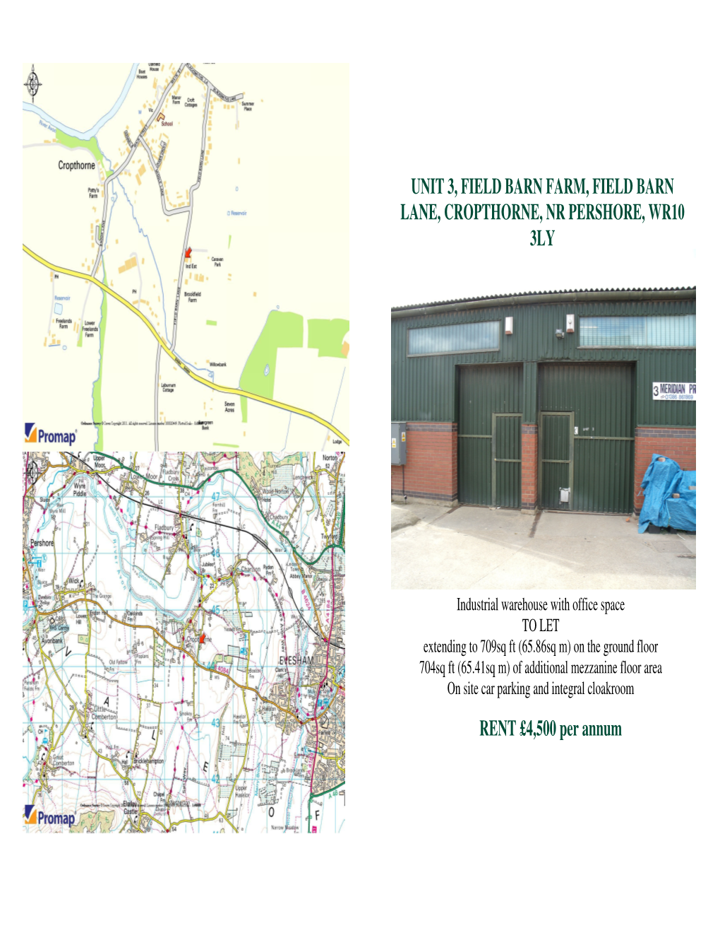 Unit 3, Field Barn Farm, Field Barn Lane, Cropthorne, Nr Pershore, Wr10 3Ly