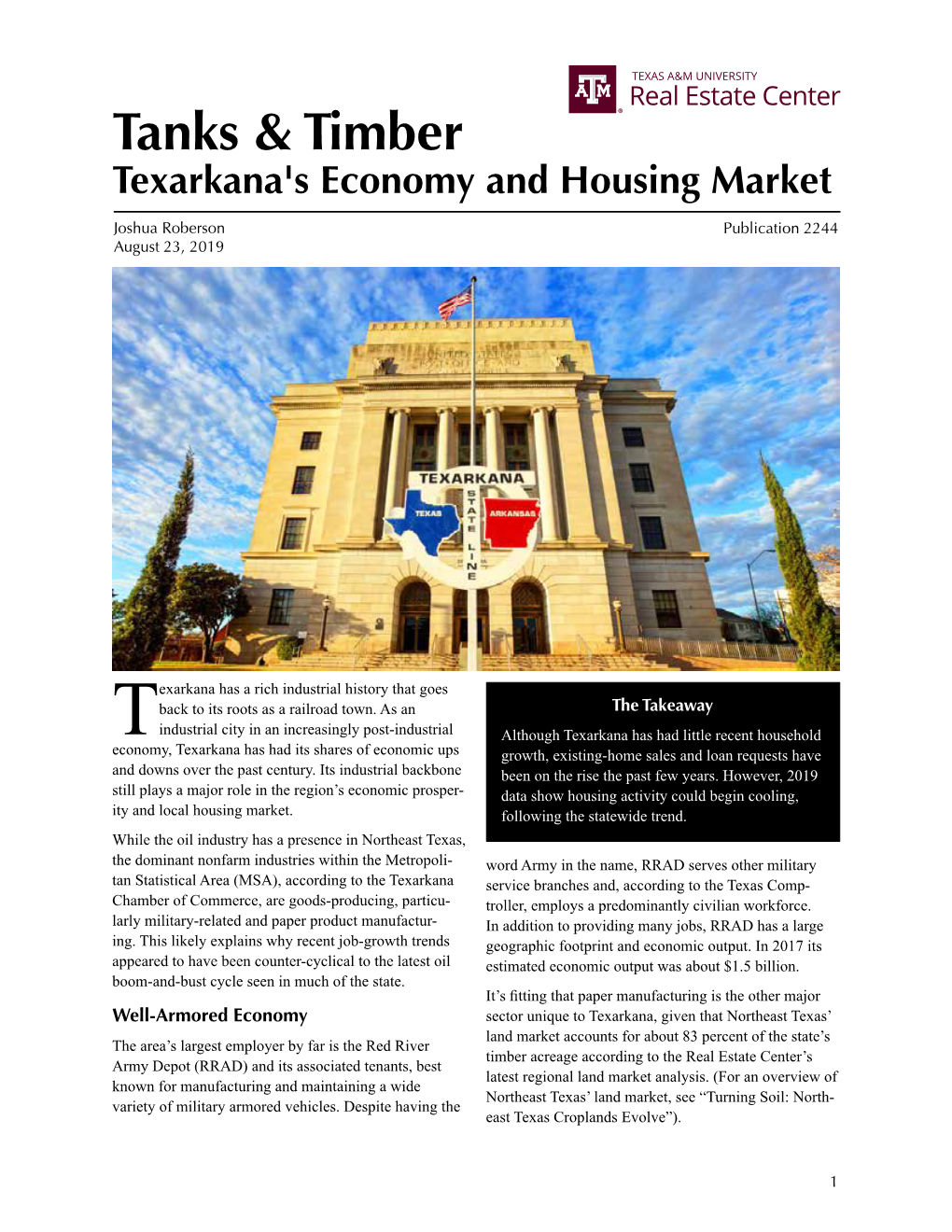 Texarkana's Economy and Housing Market