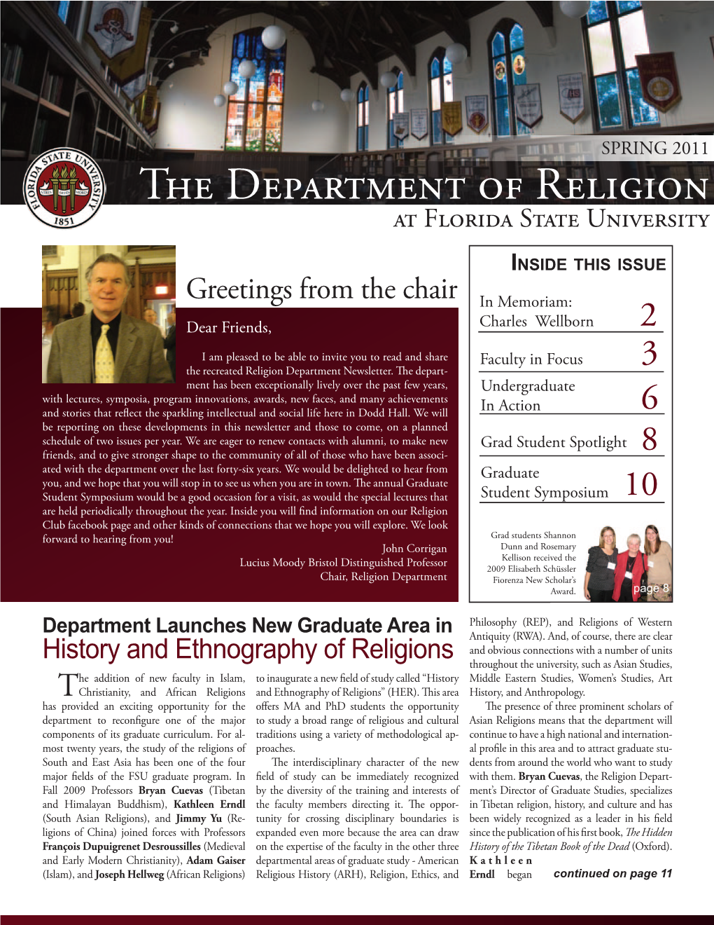 The Department of Religion at Florida State University