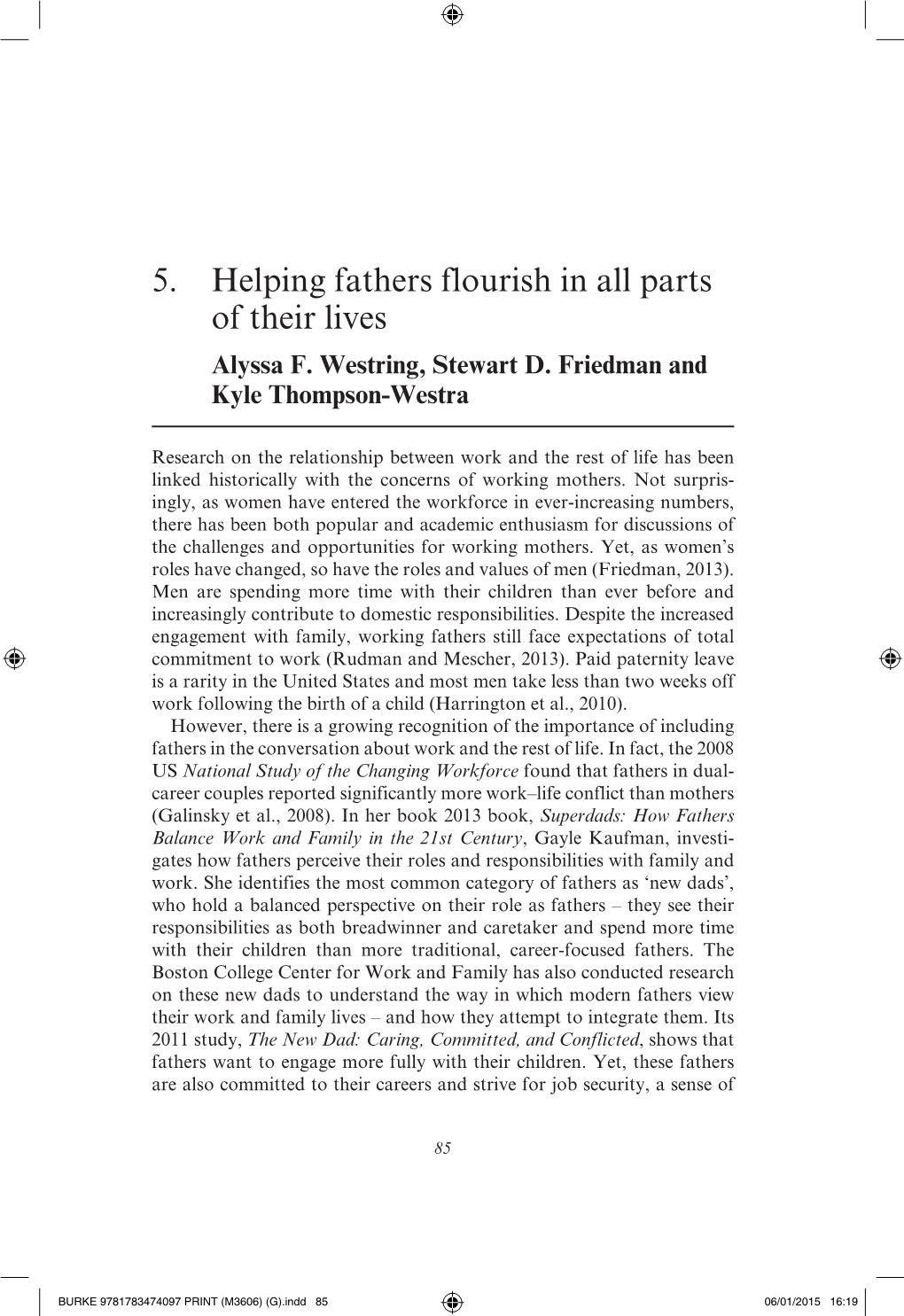 Helping Fathers Flourish in All Parts of Their Lives Alyssa F