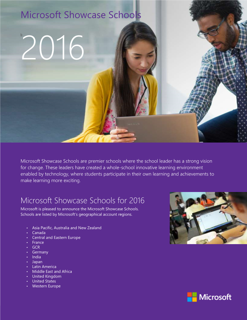 Microsoft Showcase Schools Microsoft Showcase Schools Status School Name School Location - Country