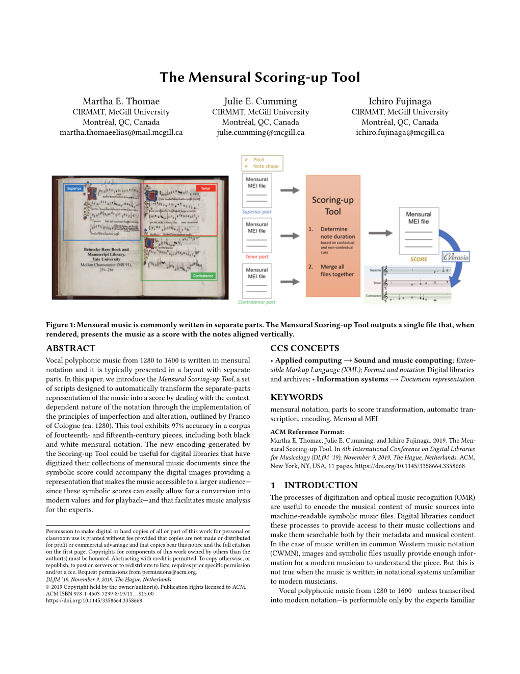 The Mensural Scoring-Up Tool