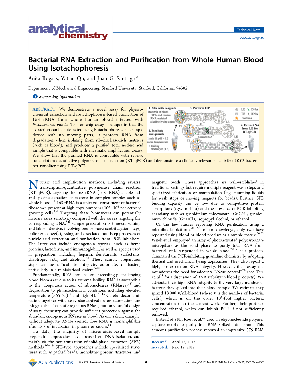 Bacterial RNA Extraction and Purification from Whole Human