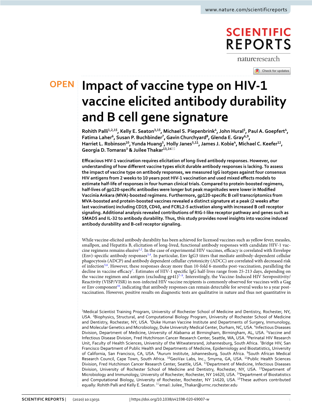 Impact of Vaccine Type on HIV-1 Vaccine Elicited Antibody Durability