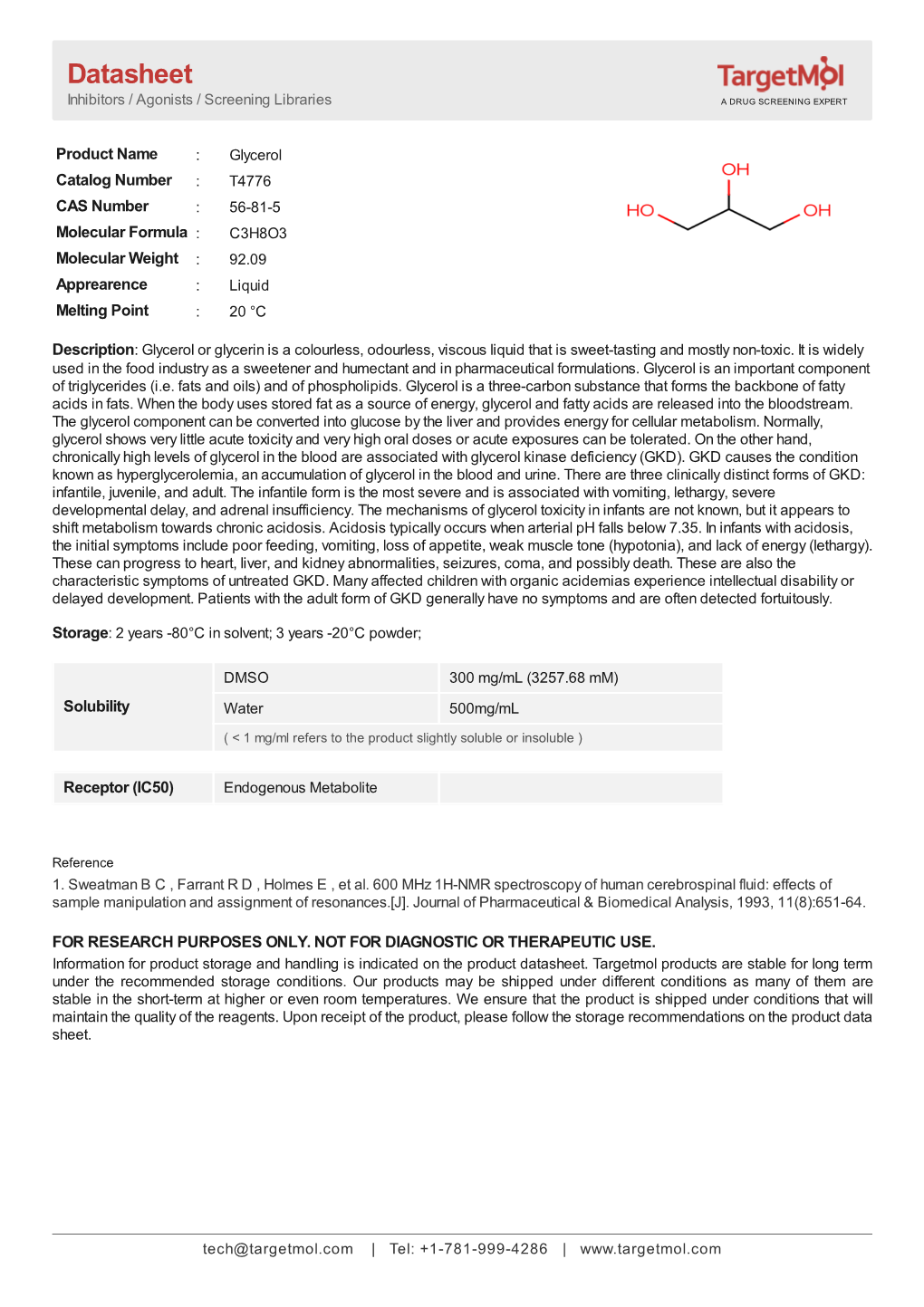 Datasheet Inhibitors / Agonists / Screening Libraries a DRUG SCREENING EXPERT