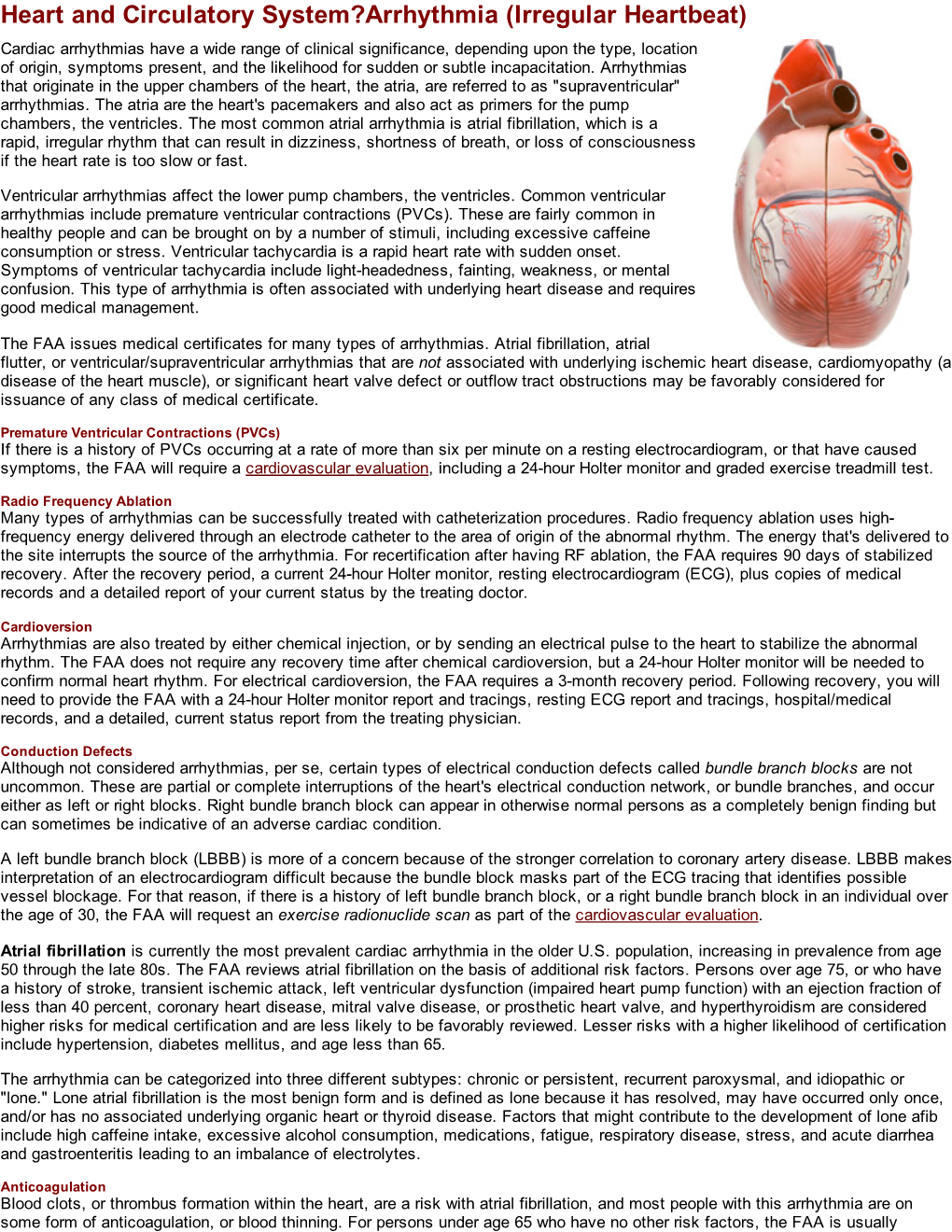 Heart and Circulatory System?Arrhythmia (Irregular