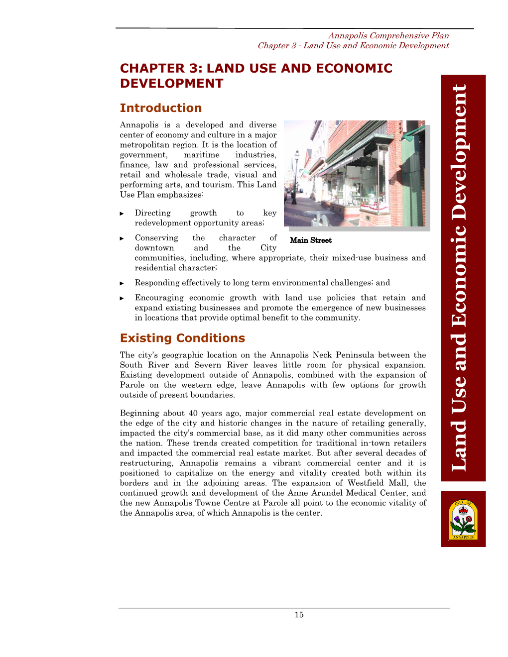 Chapter 3: Land Use and Economic Development