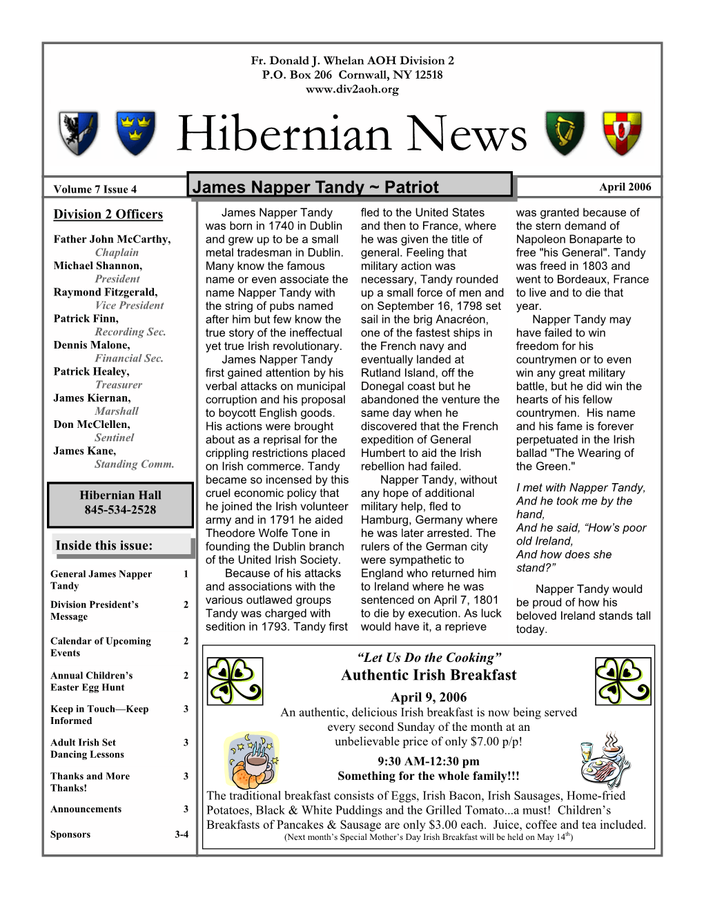 Hibernian News