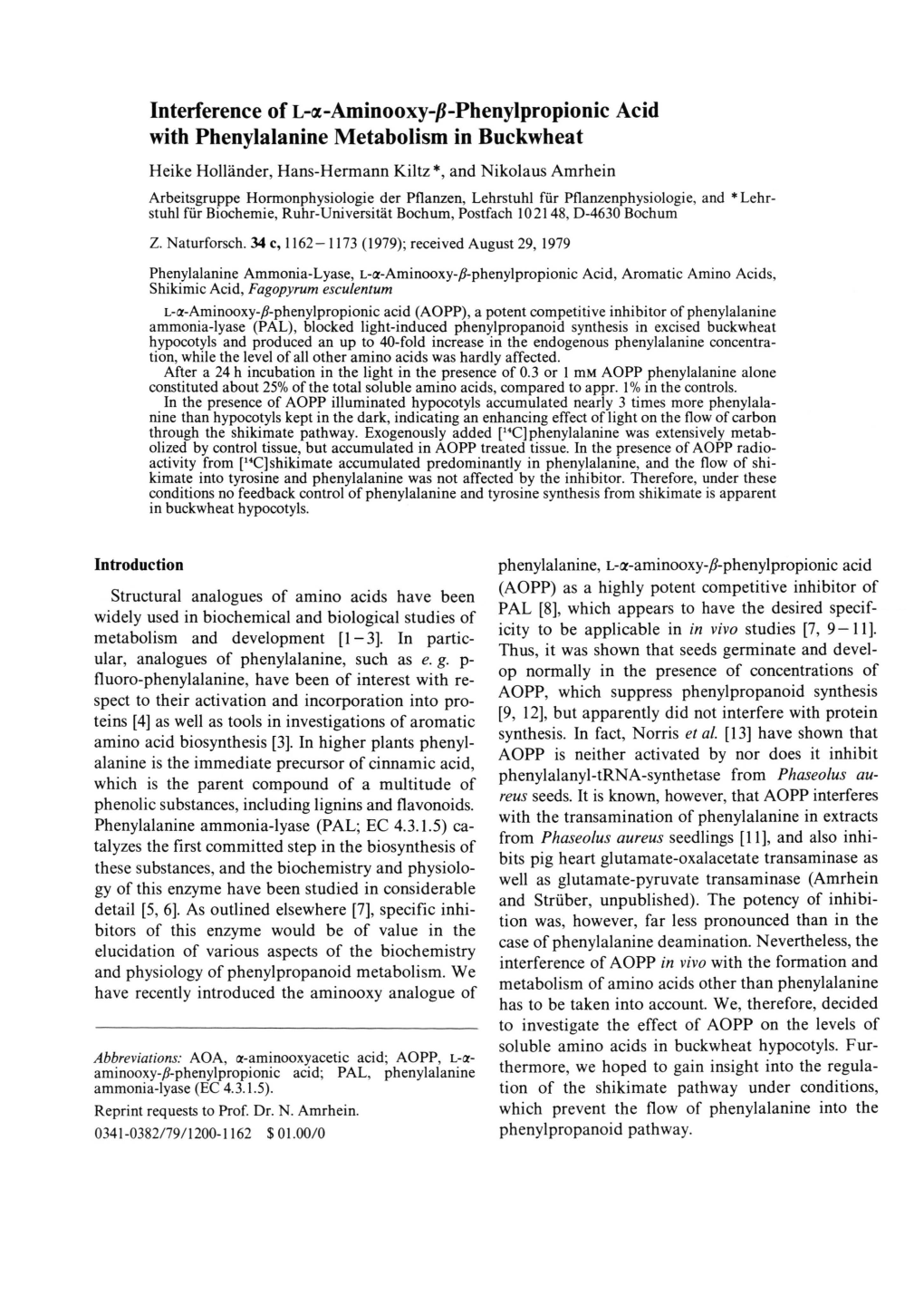 Phenylpropionic Acid with Phenylalanine