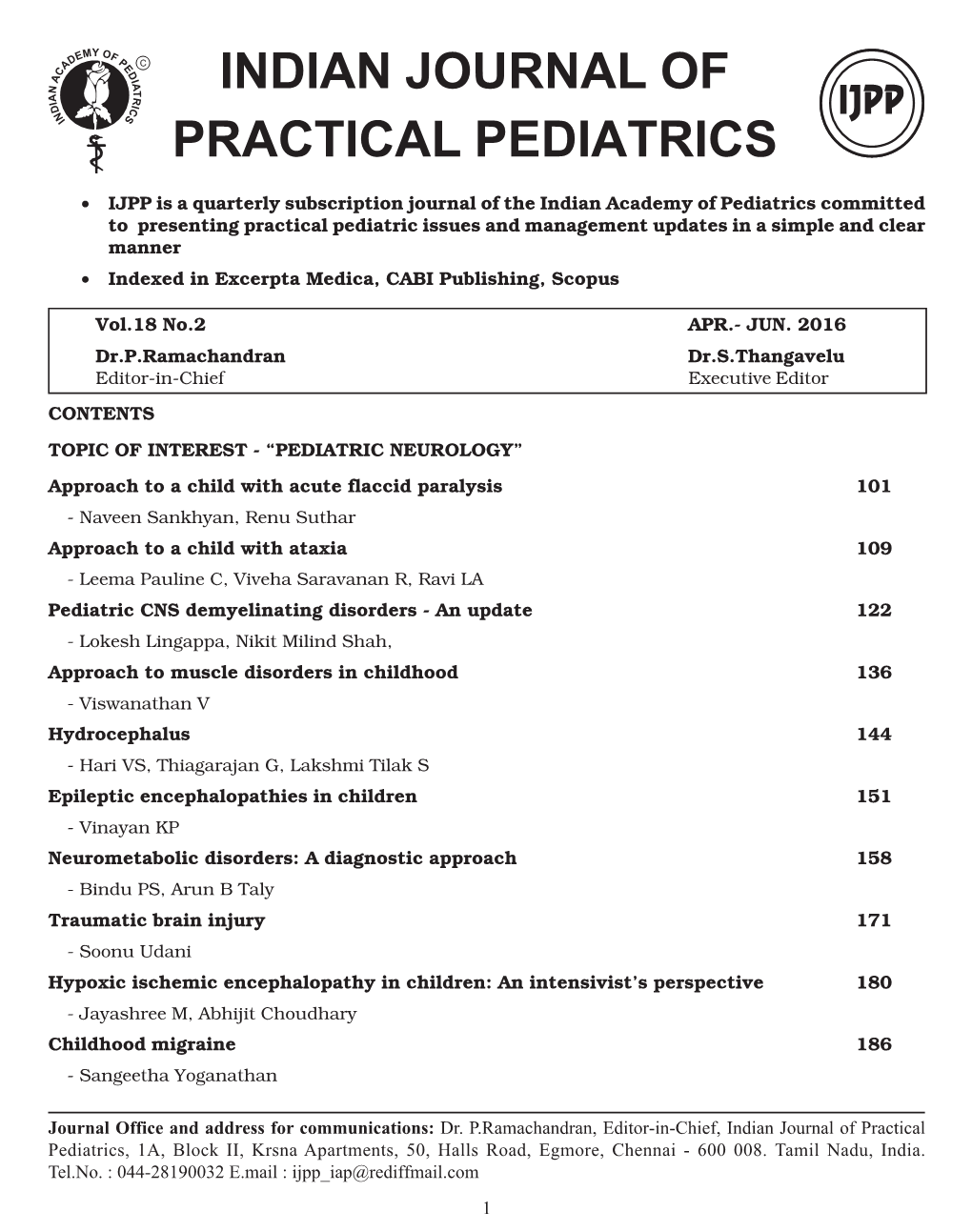 Indian Journal of Practical