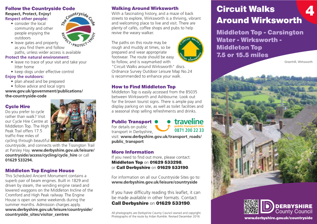 Circuit Walks Around Wirksworth Circ Uit Walk S