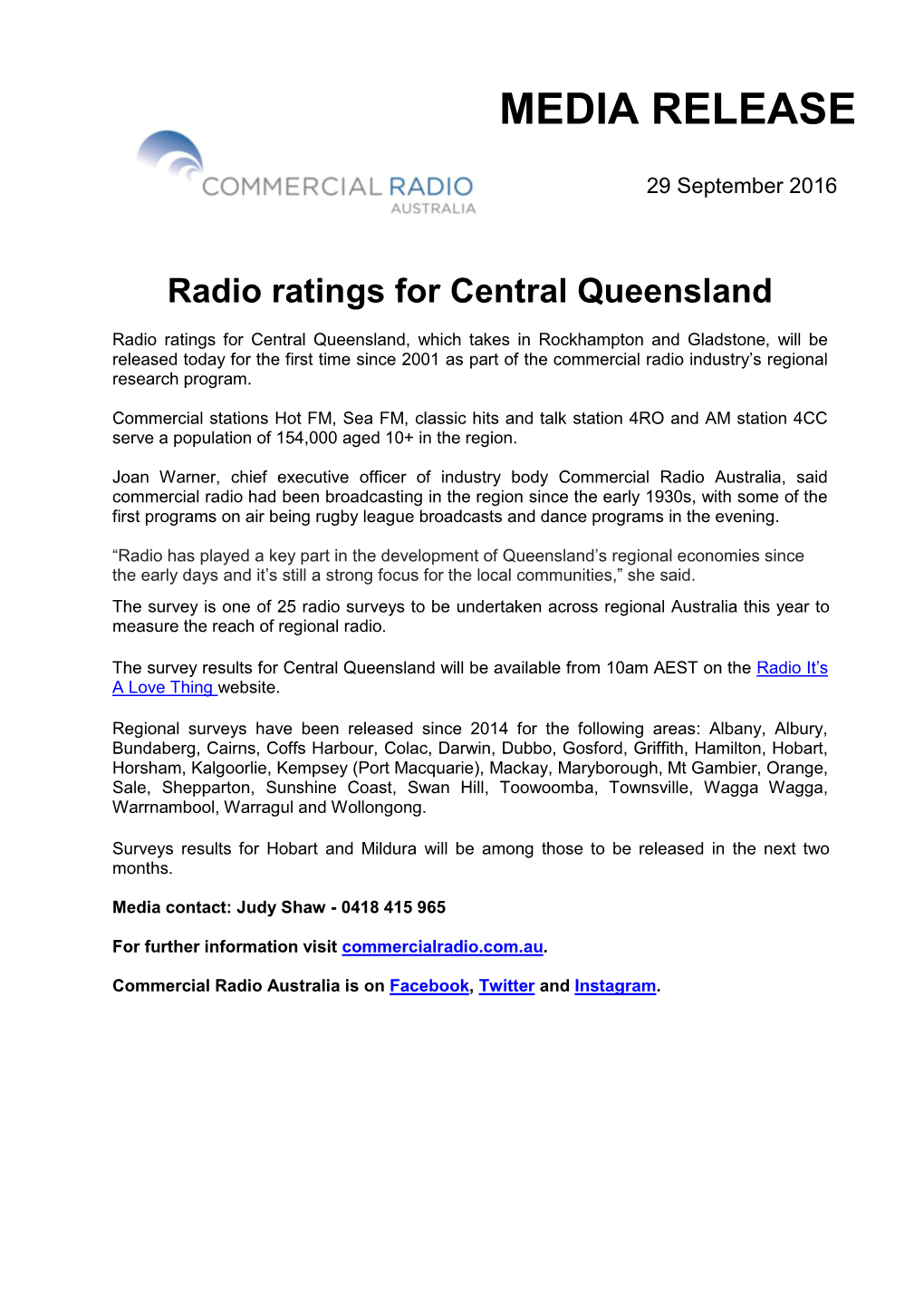 Commercial Radio Australia