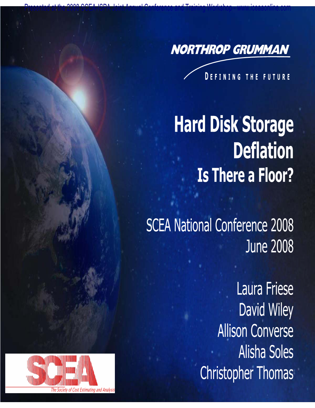 Hard Disk Storage Deflation Is There a Floor?