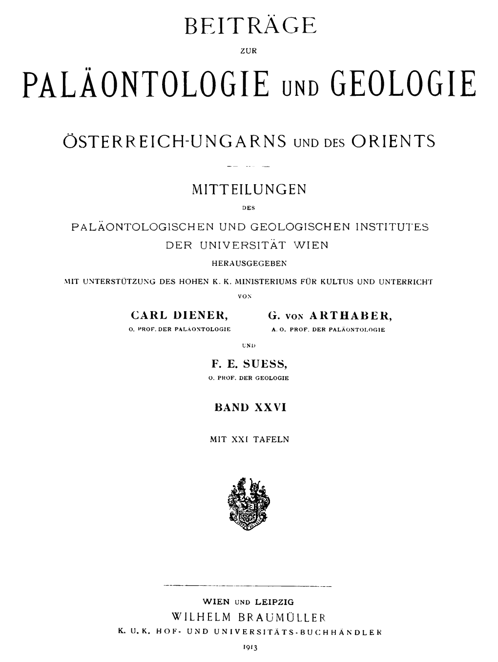 PALÄONTOLOGIE Und GEOLOGIE