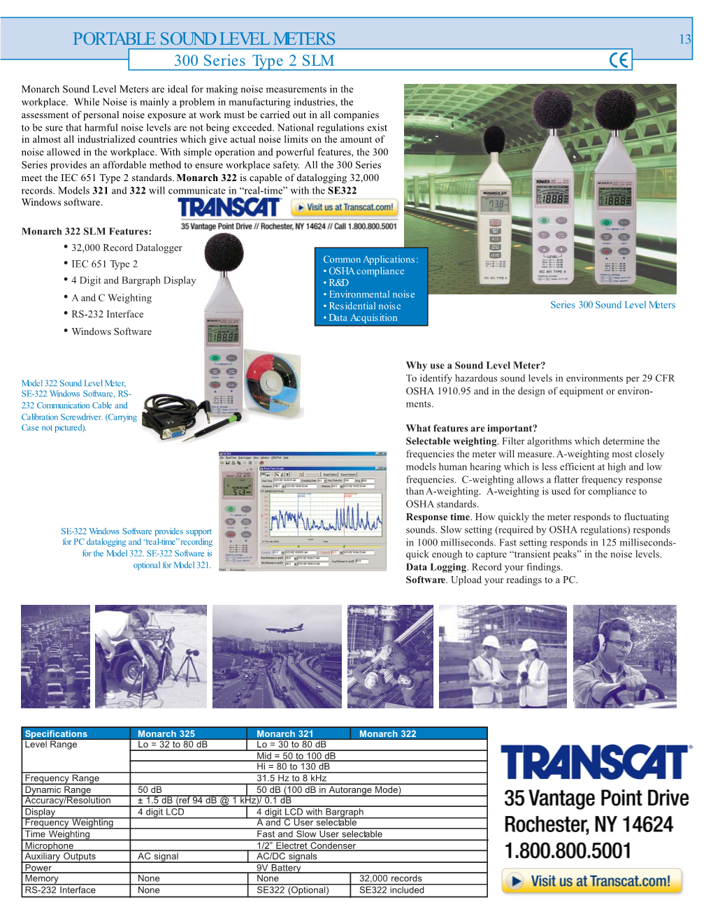 Monarch Instrument 780-0101 Sound Level Meter