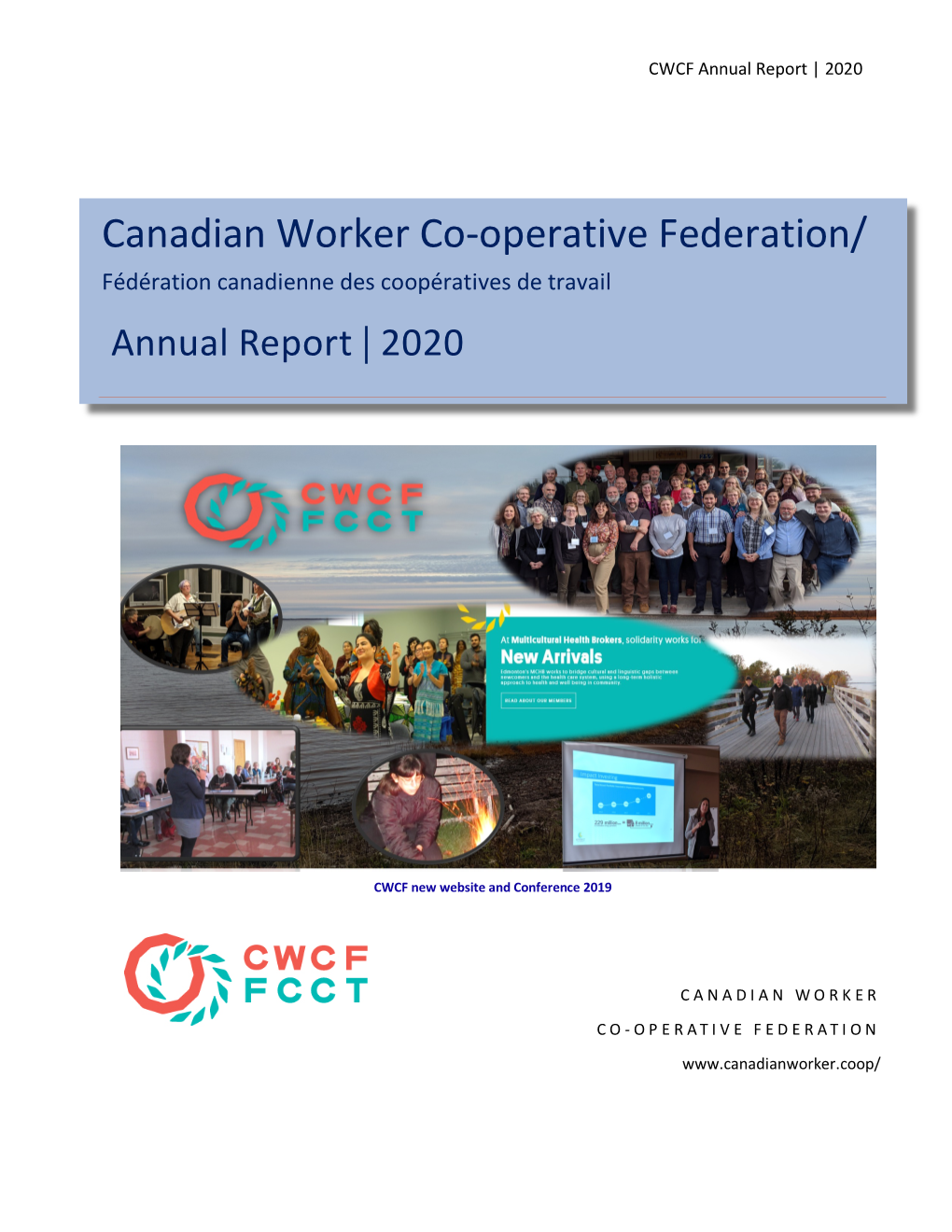 Canadian Worker Co-Operative Federation/ Fédération Canadienne Des Coopératives De Travail Annual Report | 2020