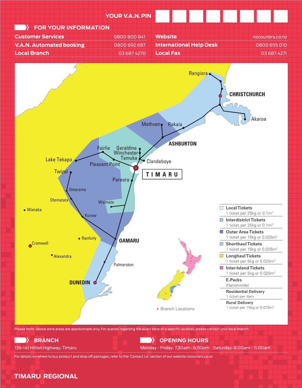 TIMARU REGIONAL Customers Can Check If an Address Is Considered Rural Or Residential by Using the ‘Address Checker’ Tool on Our Website