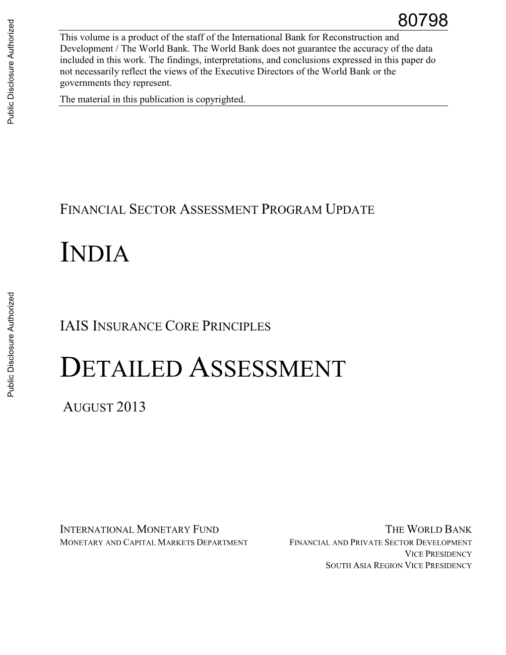 World Bank Document