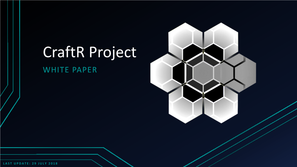 Craftr Project WHITE PAPER