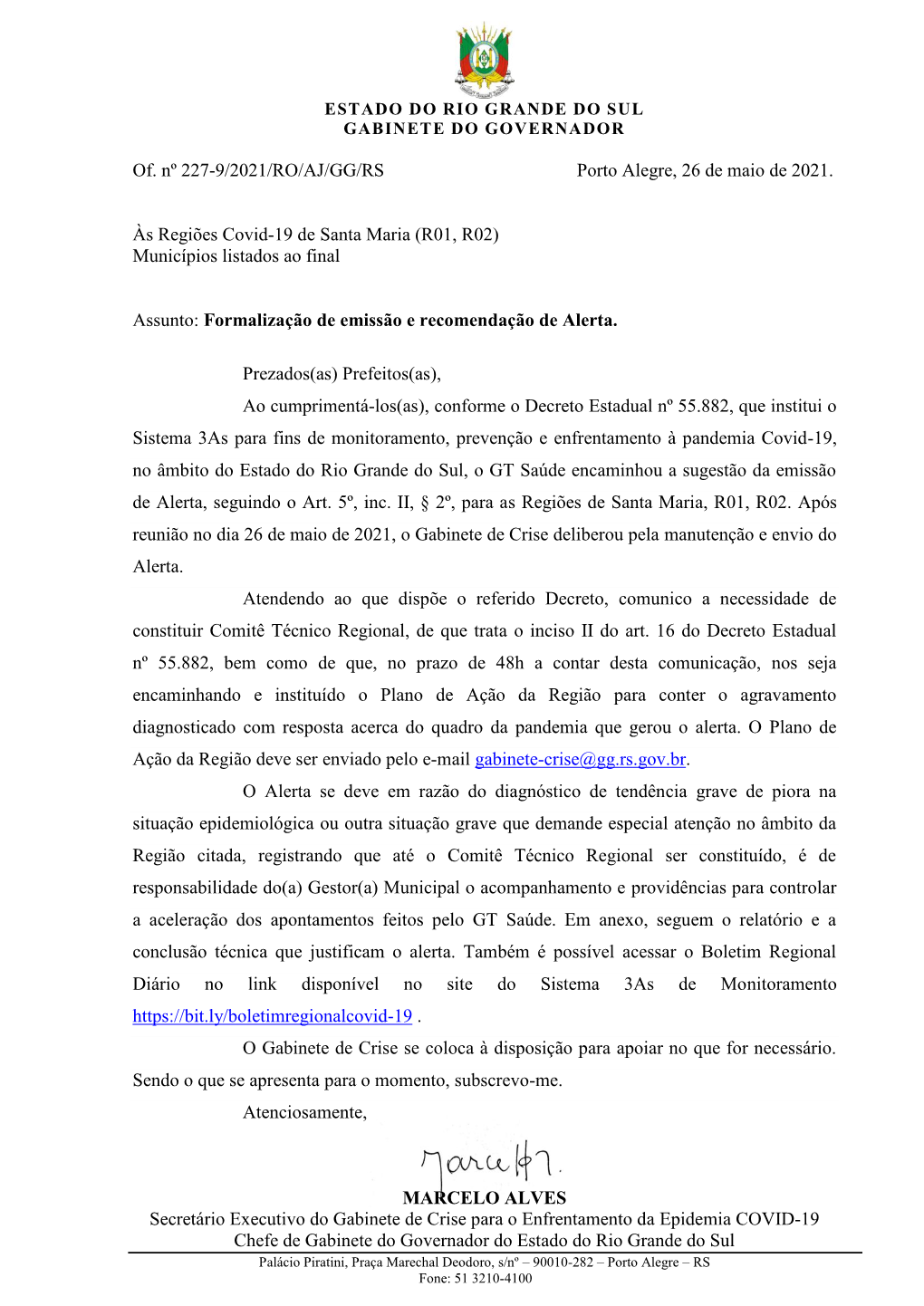 R01, R02) Municípios Listados Ao Final