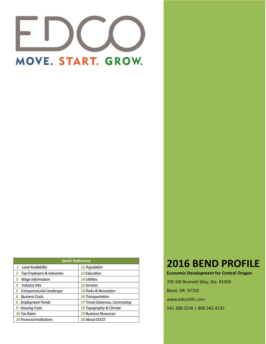 2016 Bend Profile