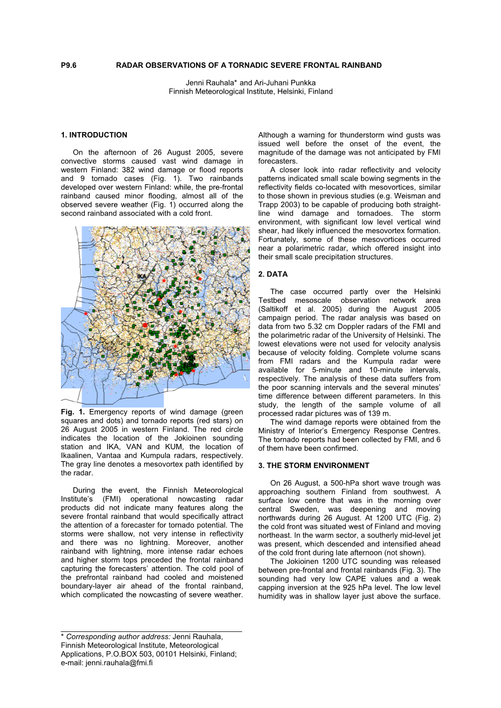 P9.6 Radar Observations of a Tornadic Severe Frontal Rainband