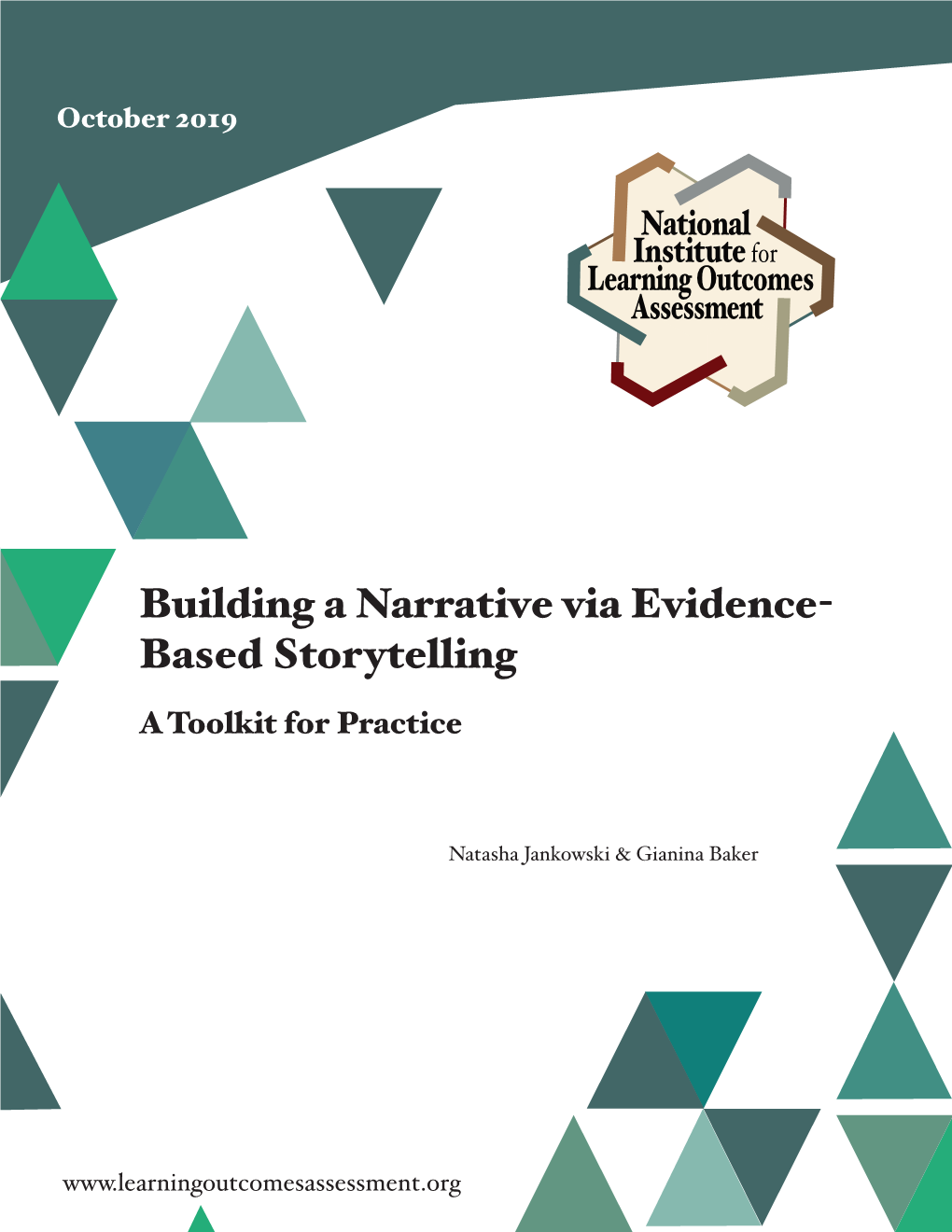 Building a Narrative Via Evidence- Based Storytelling a Toolkit for Practice