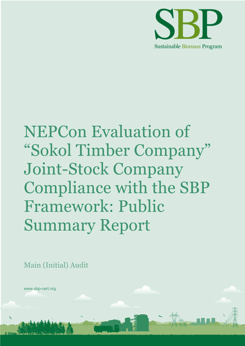 Nepcon CB Public Summary Report V1.4 Main Audit Sokol Timber