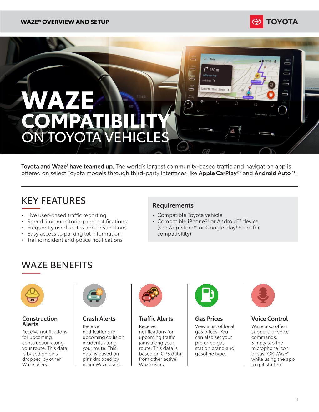 Waze Compatible on Toyota