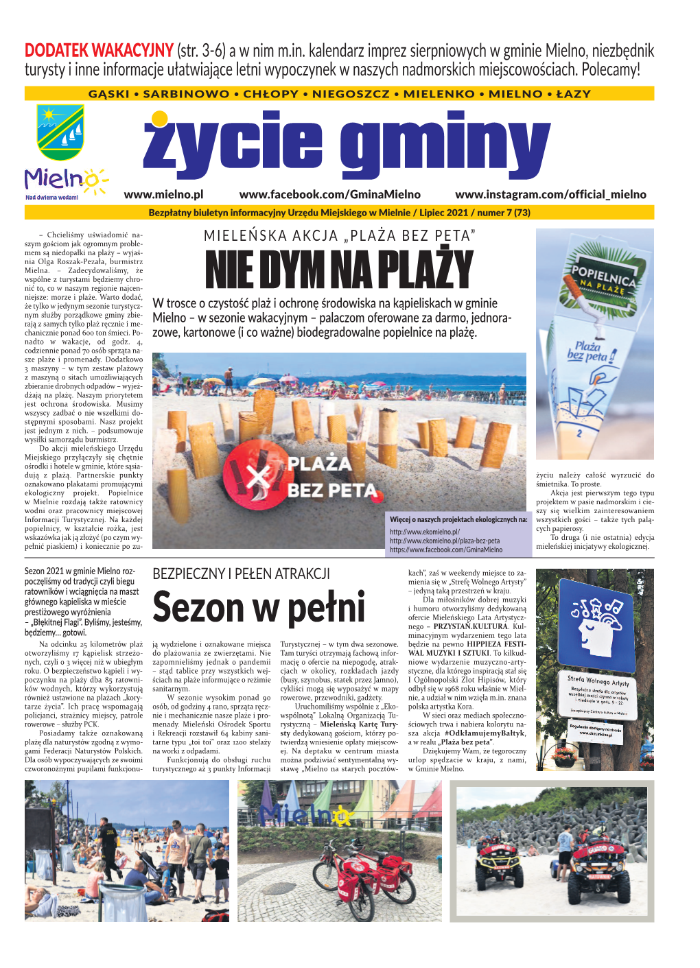 NIE DYM NA PLAŻY Niejsze: Morze I Plaże