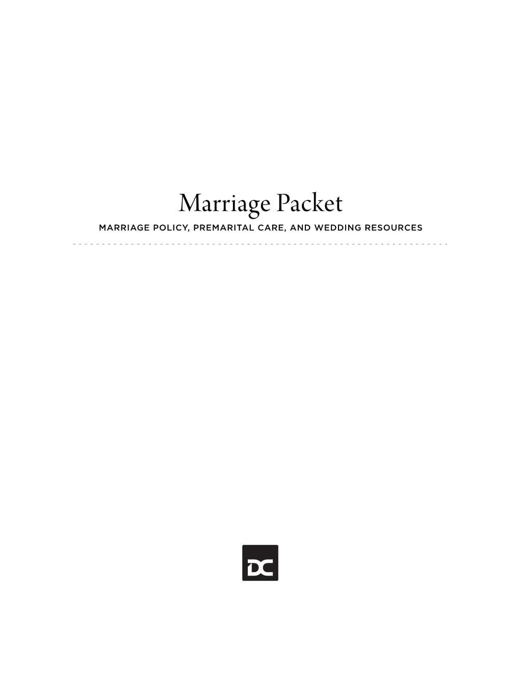 Marriage Packet