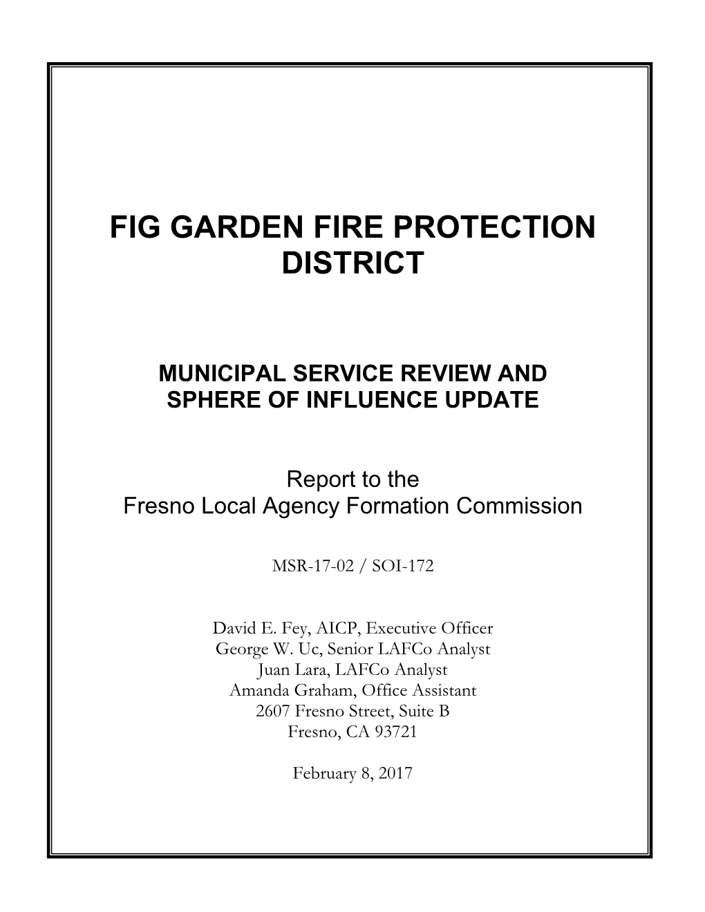 Fig Garden Fire Protection District