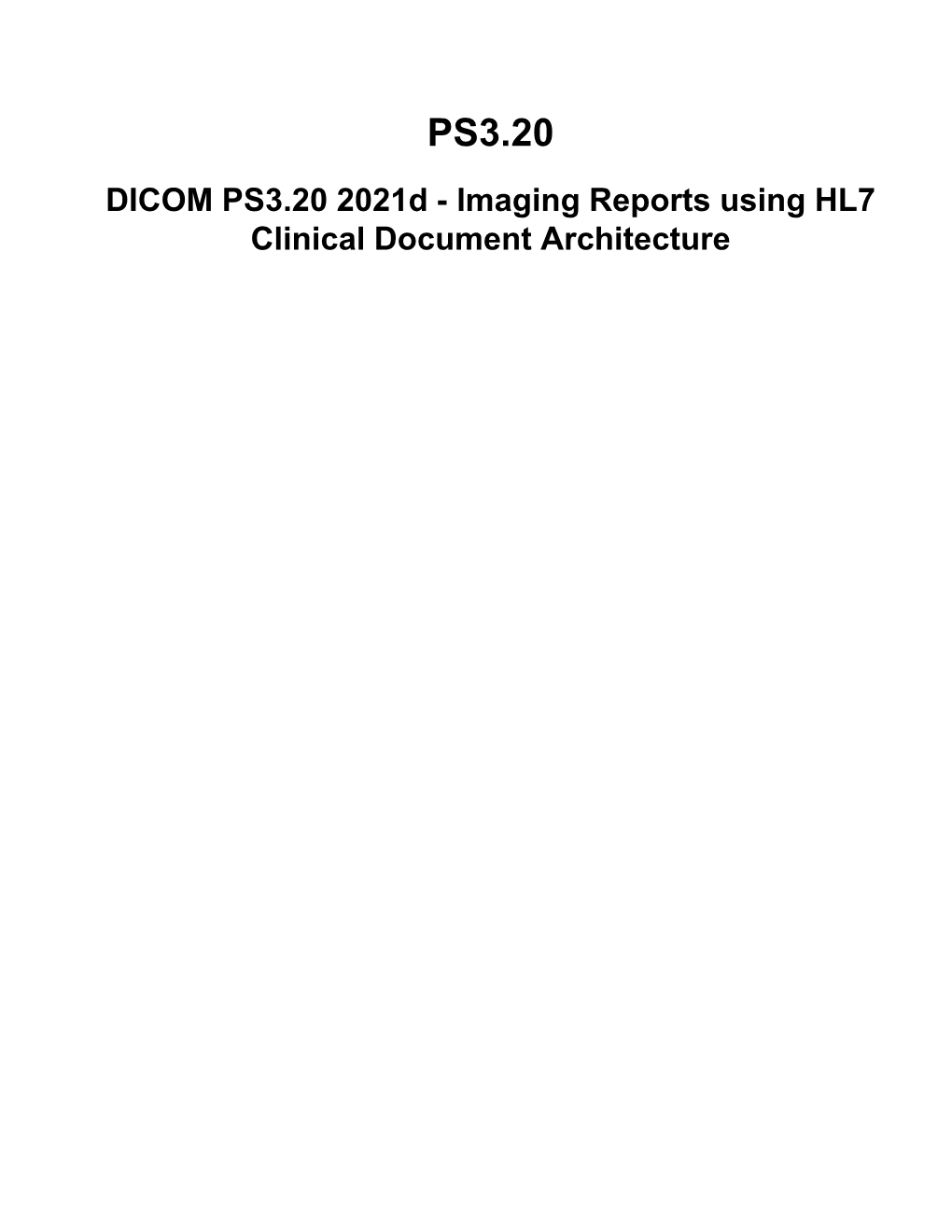 Imaging Reports Using HL7​ Clinical Document Architecture​ Page 2​