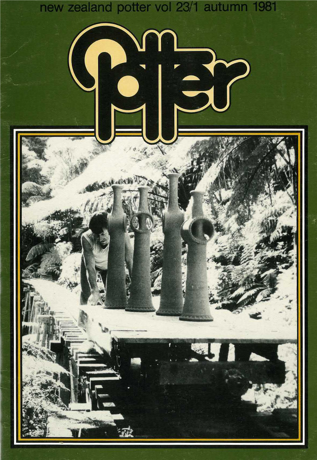 New Zealand Potter Vol 23/1 Autumn 1981