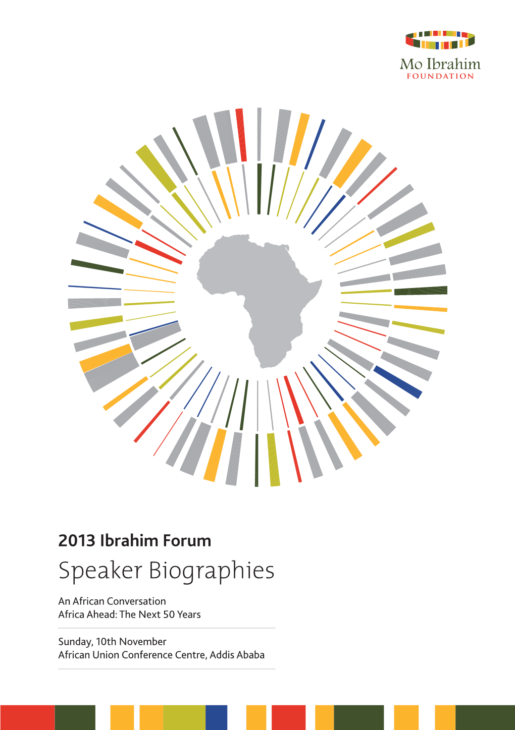 Speaker Biographies an African Conversation Africa Ahead: the Next 50 Years