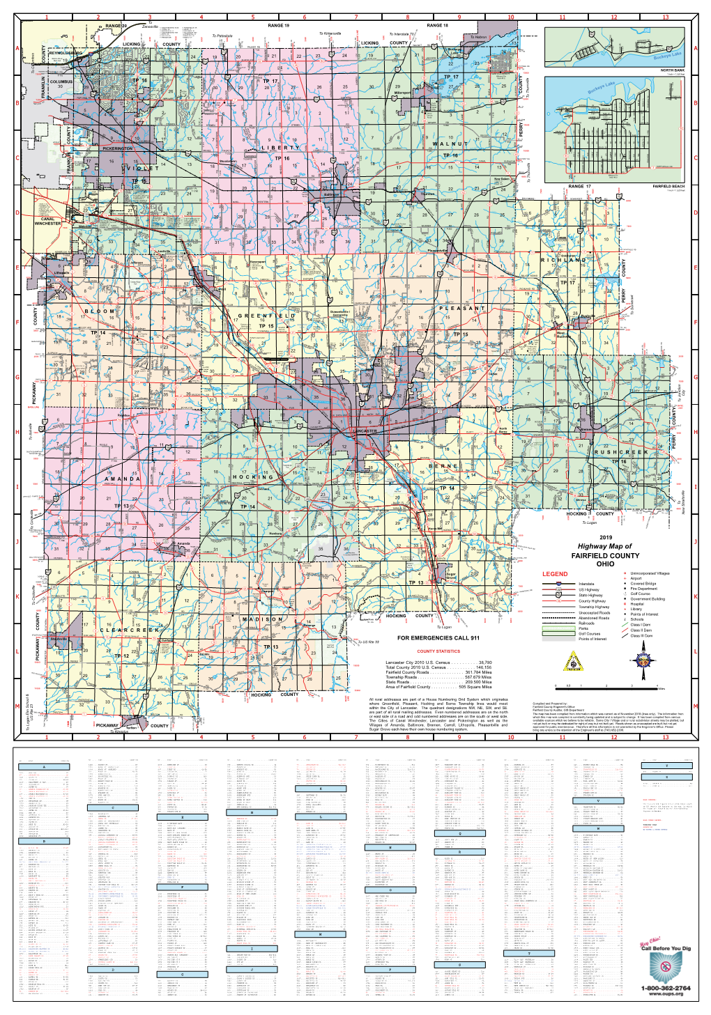 2019 Highway Map County Side REV.Mxd