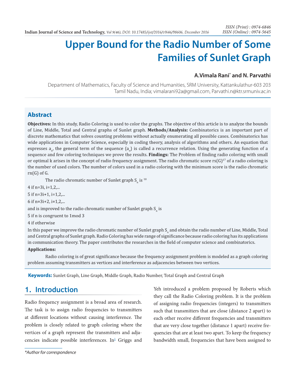 Upper Bound for the Radio Number of Some Families of Sunlet Graph